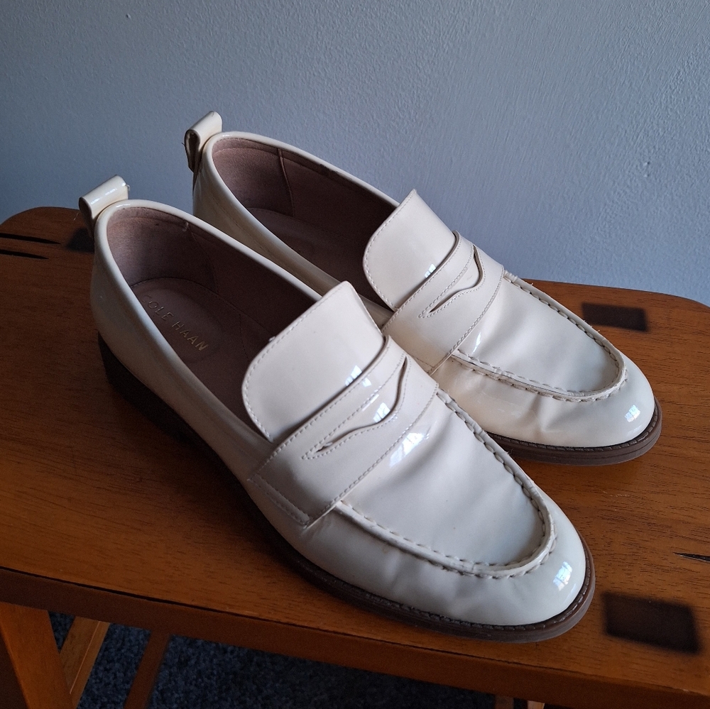 COLE HAAN Women's Stassi Penny Loafers Size 7.5B